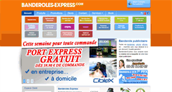 Desktop Screenshot of banderoles-express.com